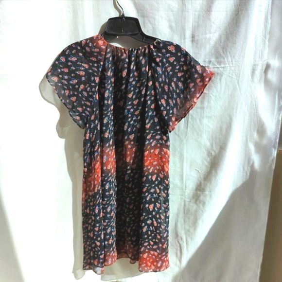 BCBGeneration | Floral Baby-Doll Cap Sleeve Dress - Picture 6 of 9